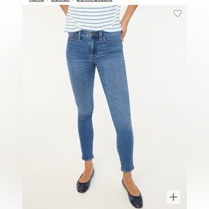 NWT Jcrew TALL 9" mid-rise skinny jean in signature stretch